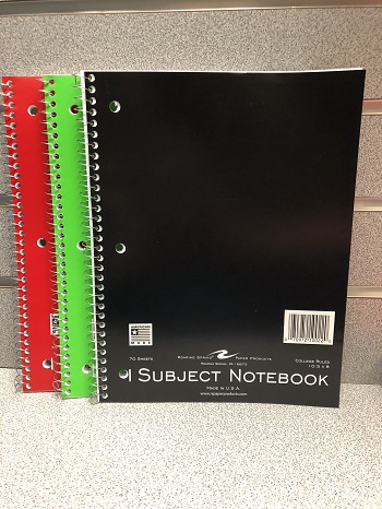 1 Sub Economy Notebook R.Springs