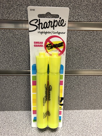 Sharpie Highlighter 2 Pack Fl Yellow