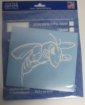 Small White Bee Decal