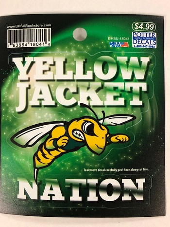 Decal Yellow Jacket Nation