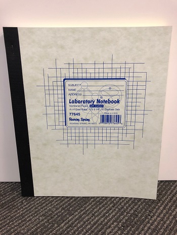 Laboratory Notebook W/Carbon