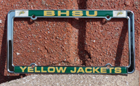 BHSU YJ License Plate Frame