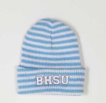 Infant Cuffed Beanie BHSU Blue