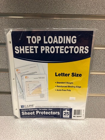 Sheet Protectors 25 Pack