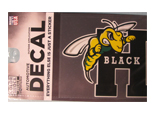Decal Cdi Mascot W/ H Black