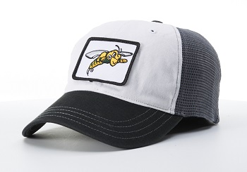 Bee Patch Hat White Front