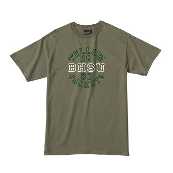 Classic Tee Olive Yellow Jackets Bhsu