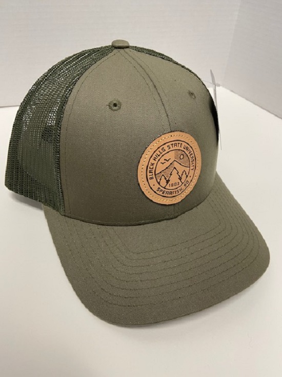 Hat BHSU Round Leather Patch