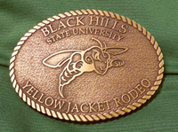 BHSU Belt Buckle With Mascot