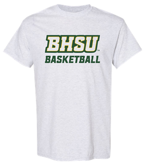 BHSU Basketball Tee -  ash
