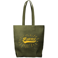 Image of BHSU Corduroy Tote Bag -  olive
