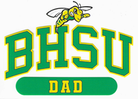 BHSU Dad Clear Decal