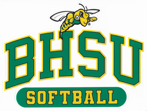BHSU Softball Clear Decal - main view