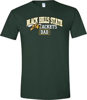 Black Hills State Jackets Dad T-Shirt - main view