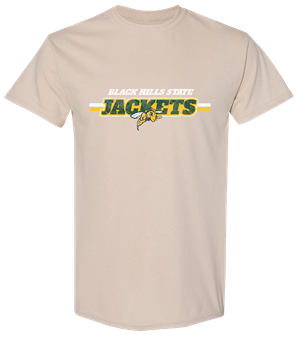 Black Hills State Jackets Retro T-Shirt