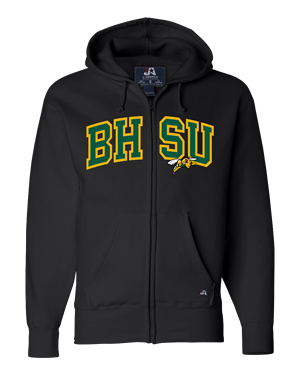 Full Zip BHSU Hoodie w/Sting