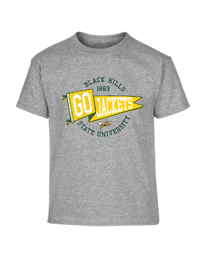 Go Jackets Pennant Youth T-Shirt