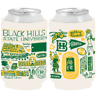 Black Hills State Can Koozie by Julia Gash