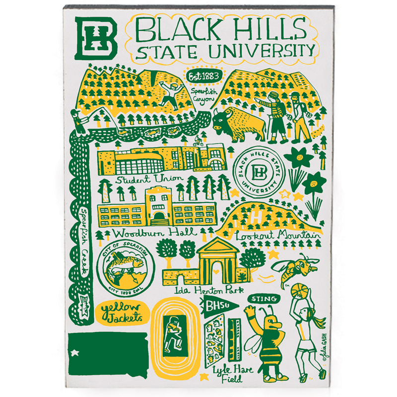 Black Hills State Magnet by Julia Gash (SKU 1080301113)