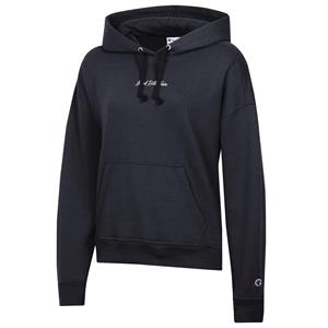 Ladies Black Hills State Script Hoodie