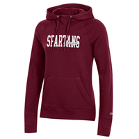 Ladies Spartans Maroon Hoodie
