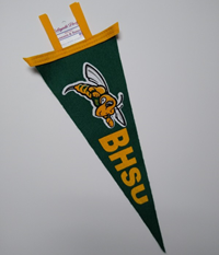 6" x 15" BHSU Pennant W/Sting