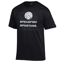 Spearfish Spartans Volleyball Tee